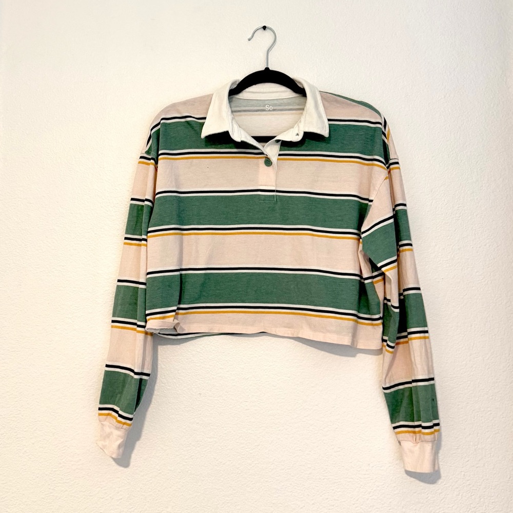SO Striped Button Down Shirt